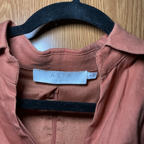 ASTR The Label Rust Cutout Mini Dress – Size Small - Picture 3 of 4